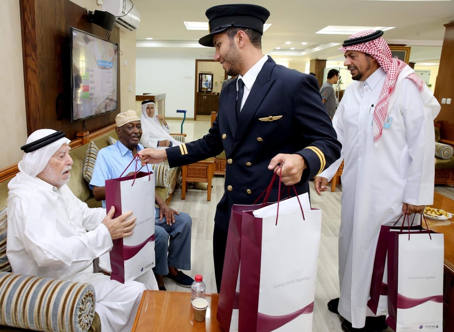 Qatar staff at Ehsan