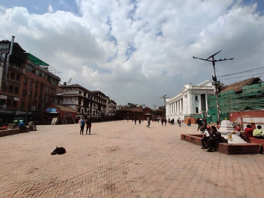 Kathmandu under semi-lockdown