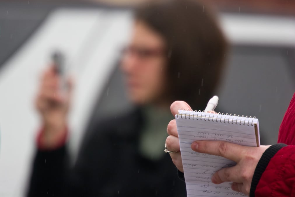 Journalists are not protagonists