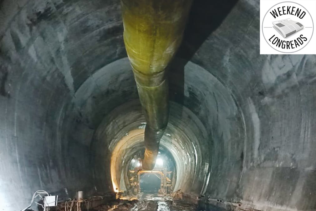 TUNNEL VISION: The headrace tunnel of the 900MW Arun 3 project in eastern Nepal.