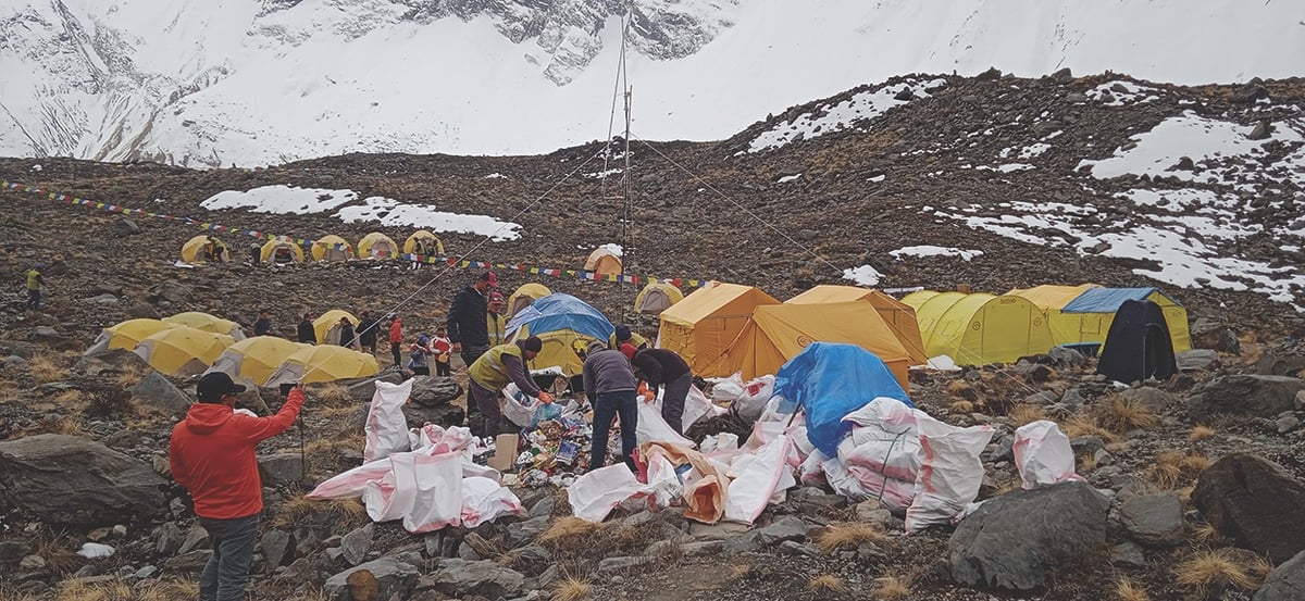 Mountain cleanup