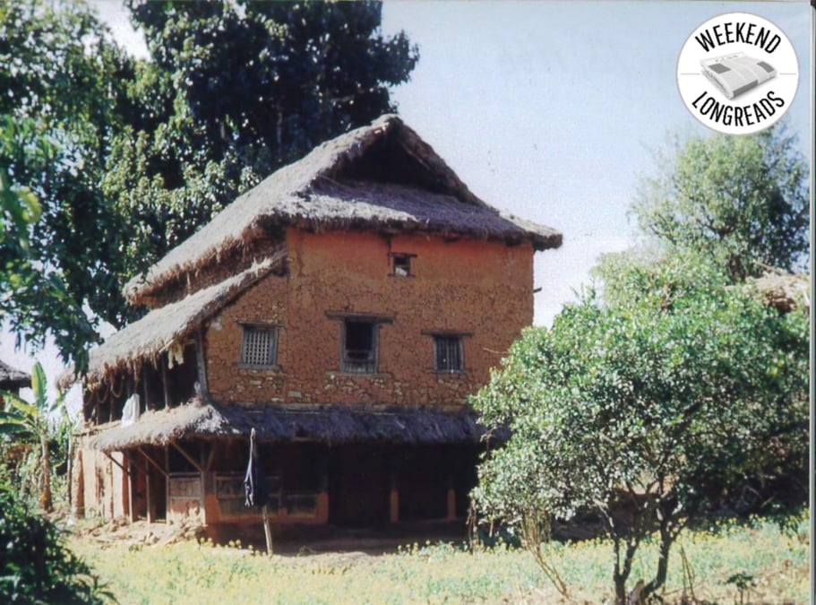 The house in Dhading, where the author Daniel W Edwards rented a narrow room on the upper floor. Photos: DANIEL W EDWARDS