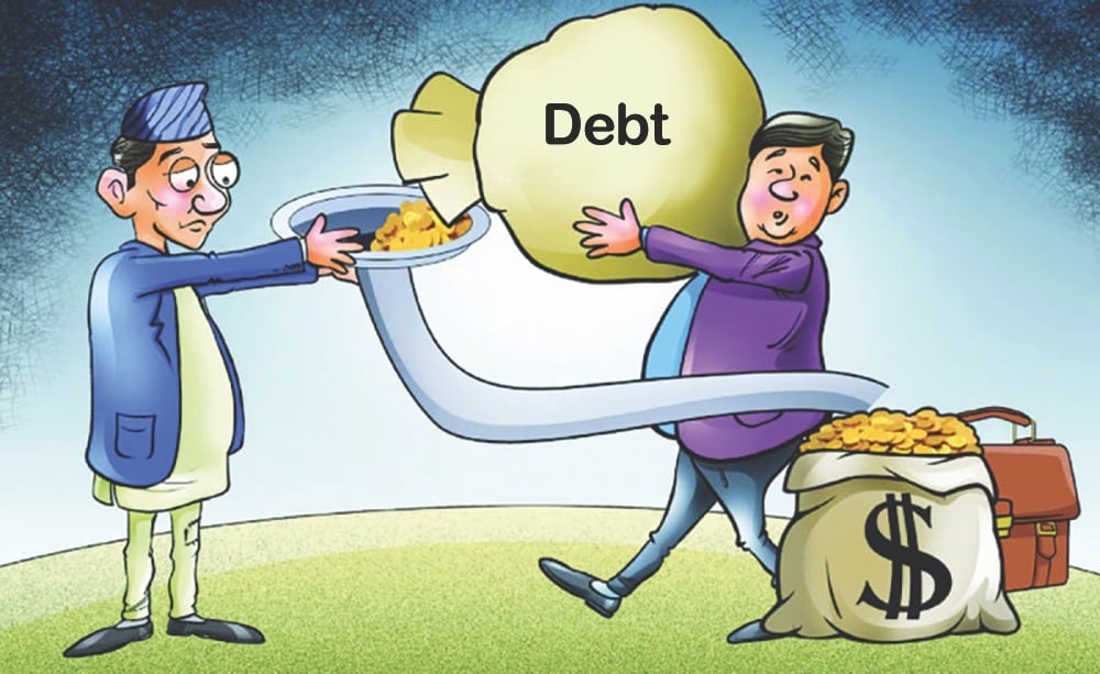 Debt rises, deficit down