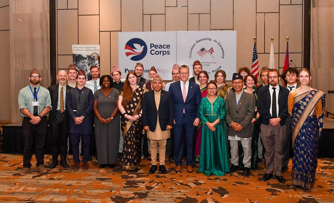 New Peace Corps volunteers