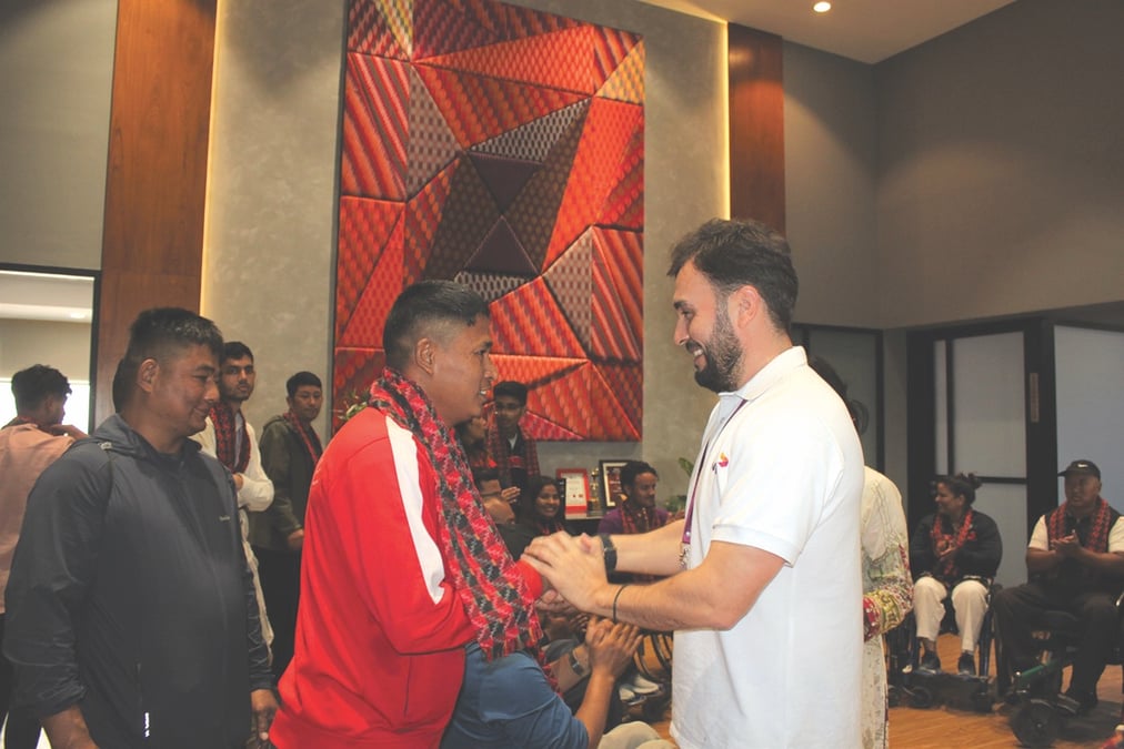 Ncell with Para Players