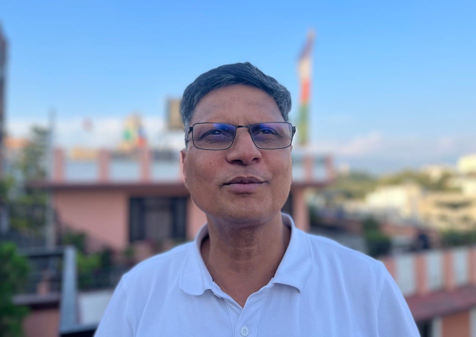 Maheswar Rupakheti, vice-chair of the IPCC’s Working Group I. Photo: RAMESH BHUSAL