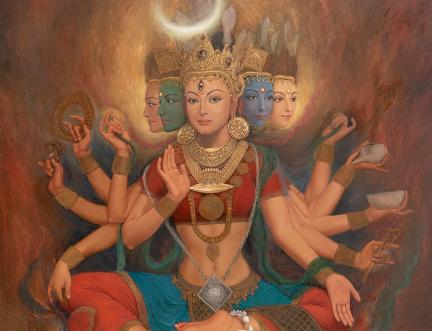 Giving faces to a deity