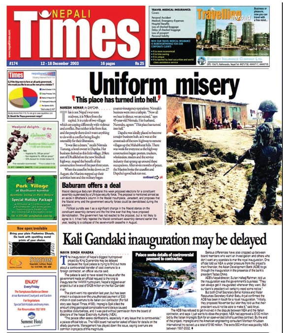 Nepali Times #174 12-18 December 2003