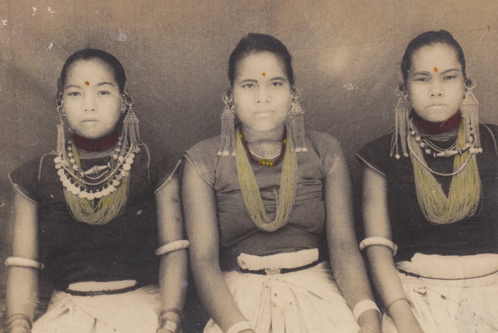 Tharu women from Karjahi, Dang who led a peasants’ revolt against the abuses of local landlords in 1980. The landlords had started intimidating peasants and vandalised their property with police help following the national land tenure reform of 1979, compelling these women to take action. ALL PHOTOS: Nepal Picture Library