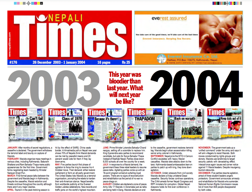 Nepali Times issue #176 26 December 2003-1 January 2004