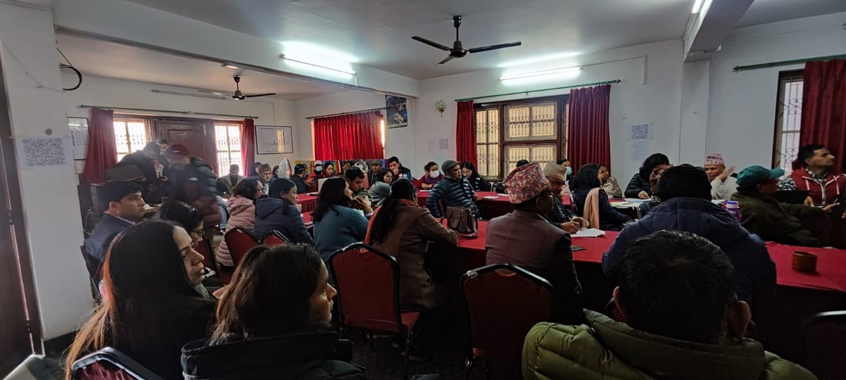 Organisers of the World Social Forum 2024 Nepal discuss updates and logistics of the event. Photo: WORLD SOCIAL FORUM 2024 NEPAL / X