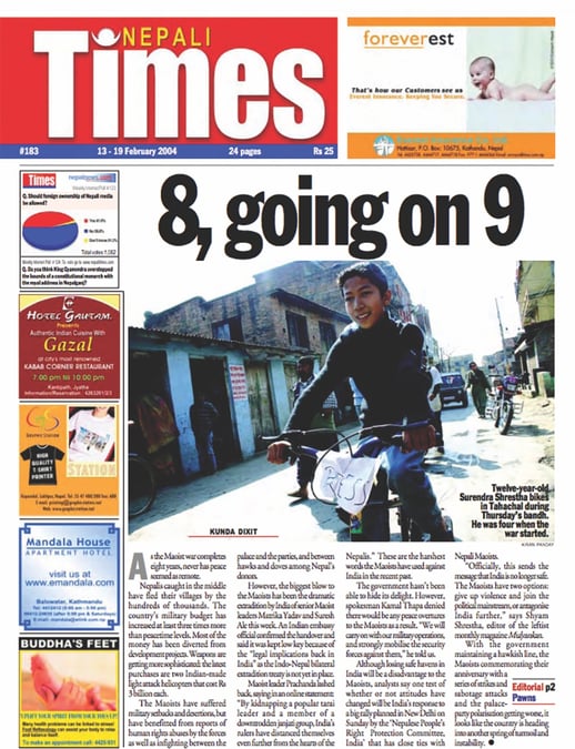 Nepali Times #183 13-19 February 2004