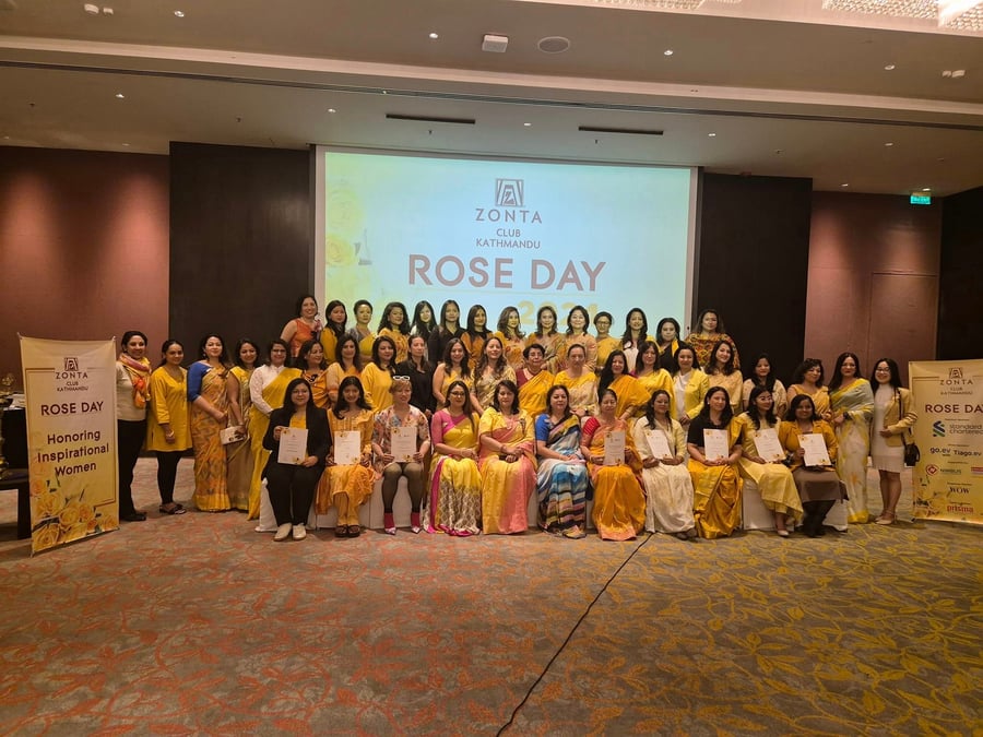 Zonta Yellow Rose