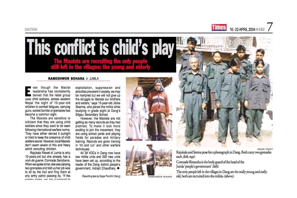 Nepali Times issue #192 16-22 April 2004