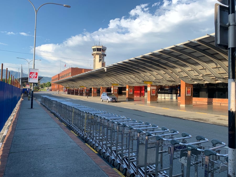 KTM airport status