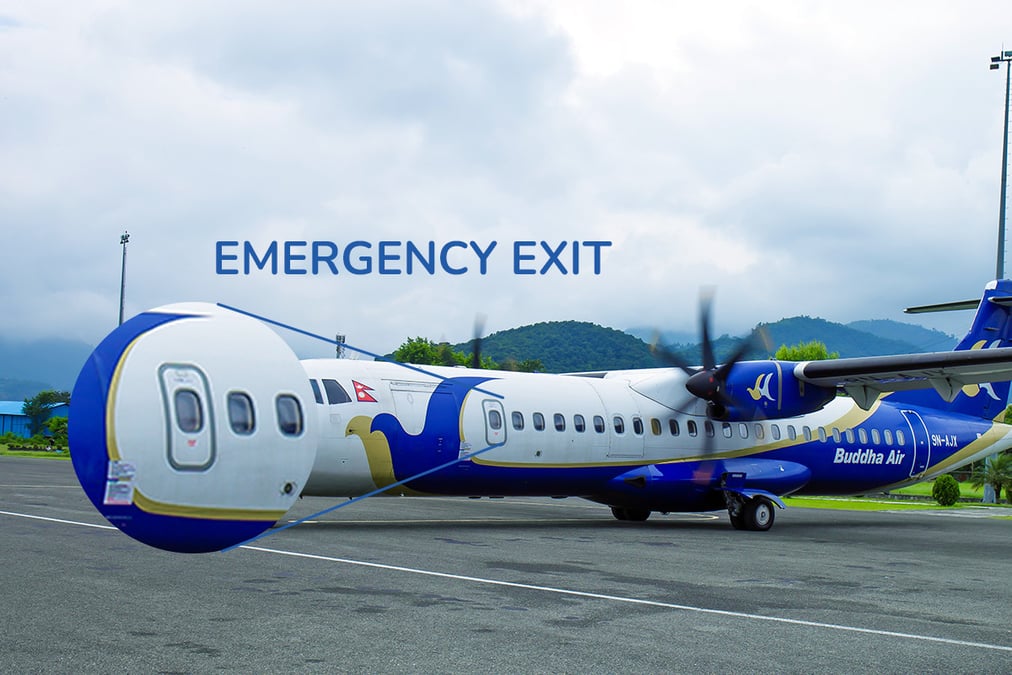 Emergency exits only for emergencies