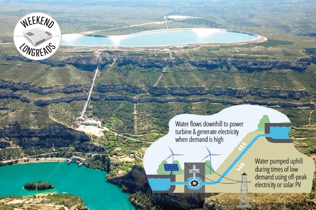 1,772MW La Muela PSH in Spain. Photo: ENGINEERING NEWS RECORD, IDA