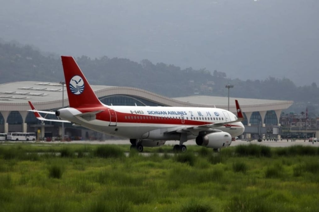 Sichuan Air has flown charters to Pokhara International Airport from Chengdu. Photo: RSS