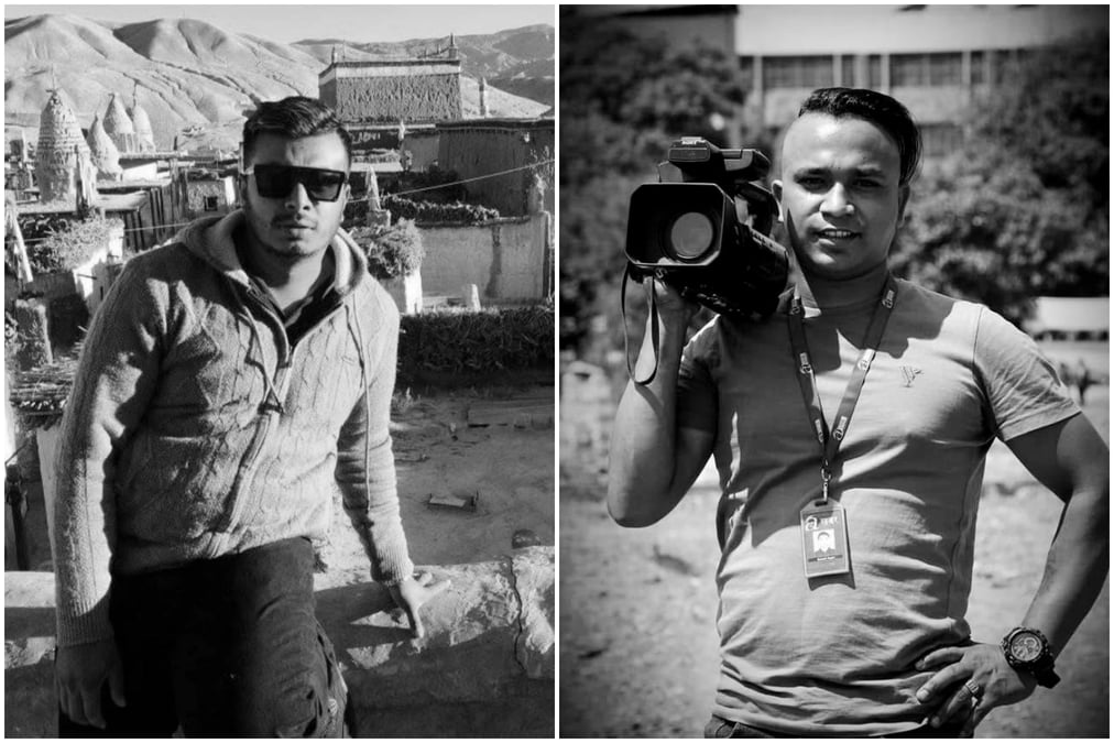Sabin Maharjan (left) and Suresh Rajak (right).