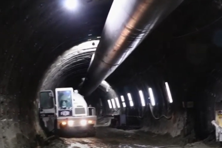 Tunnelling resumes