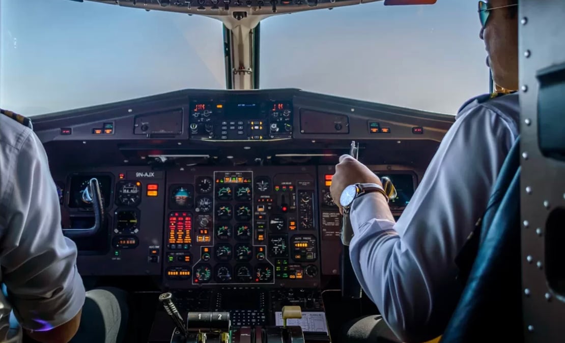 Flights delayed by pollution
