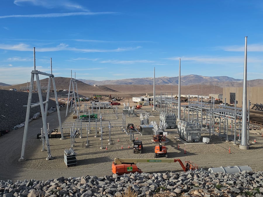 Mustang substations
