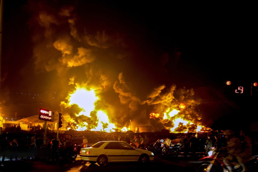 Israel's bombing on IRGC facilities in Tehran in 2025. Photo: WIKIMEDIA