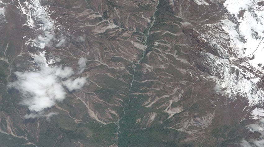 Quake from space
