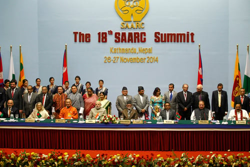 Photos: The 18th SAARC Summit