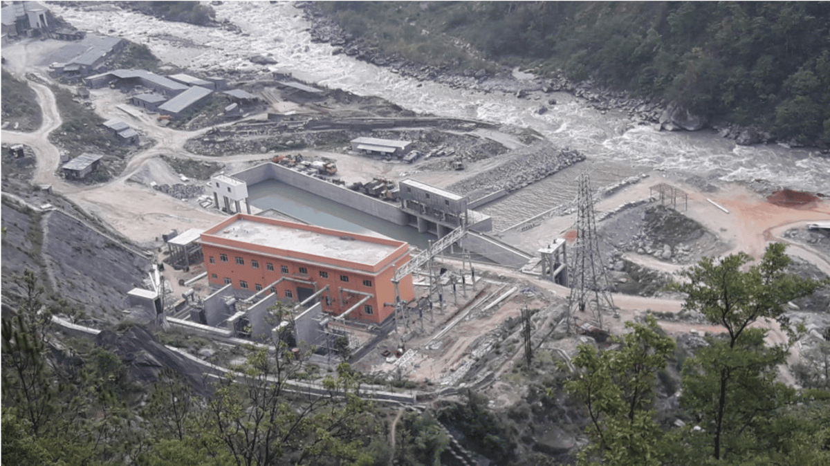 HEATING UP: The Upper Trisuli 3A plant that was swept away on 26 August. Photo: NEA