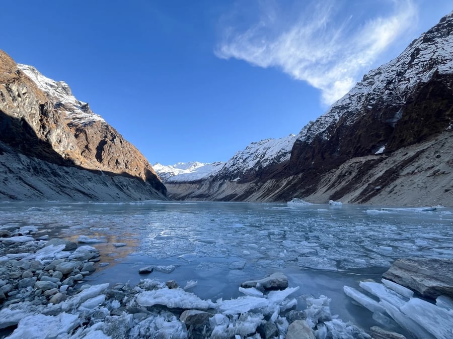Thulagi glacial lake. Photo: DURGA RANA MAGAR