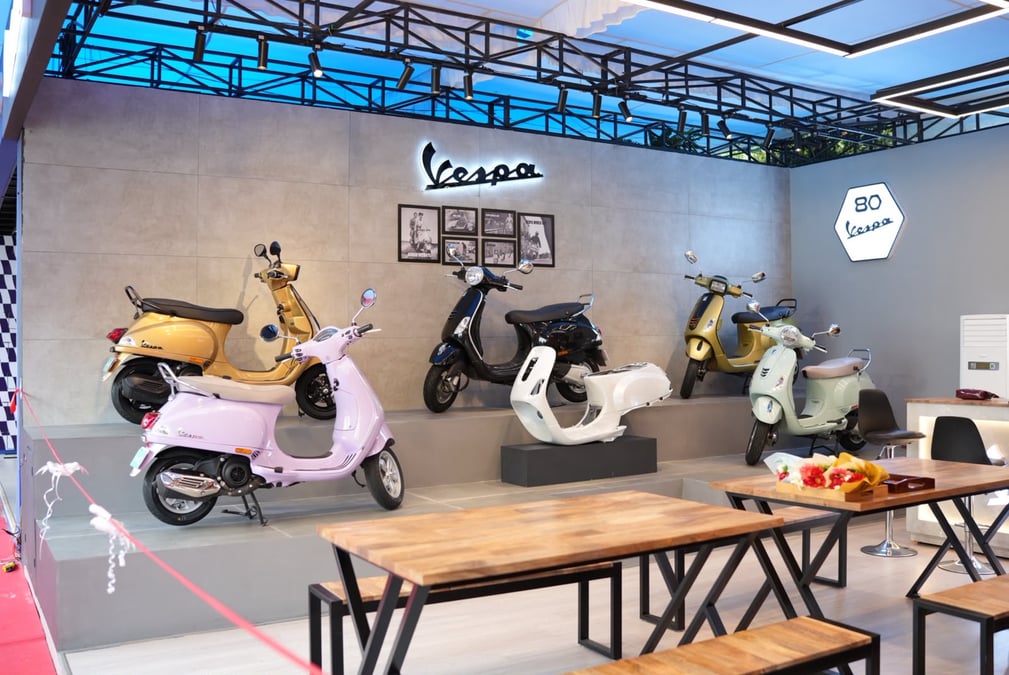 Vespa and Aprilia