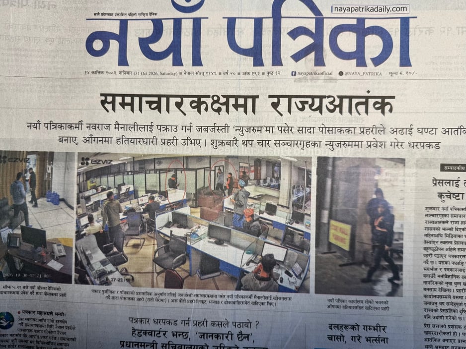 Nepal detains journalists to warn rest of free press