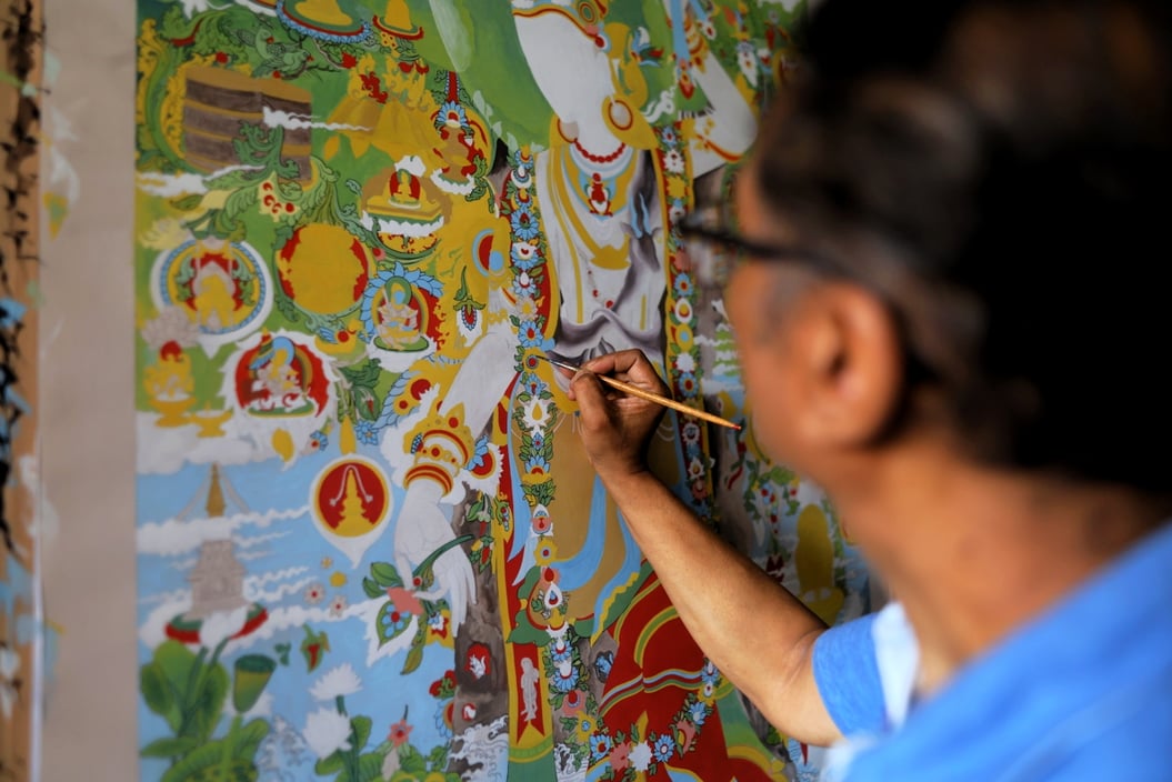 Nepal revives the purity and popularity of paubha