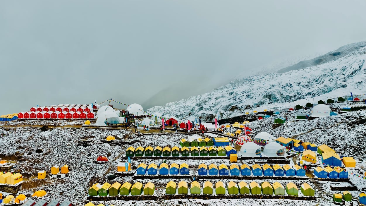 Himalayan expeditions hunker down as monsoon storm approaches
