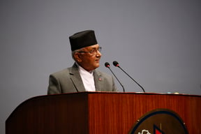 Prime Minister KP Oli informs Parliament about his resignation on Sunday, ahead of a no-confidence vote which he looked likely to lose.