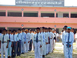 Nepali students fleeing to India