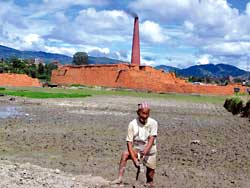Land, but no soil