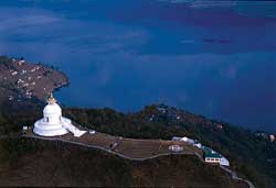Pokhara’s peace stupa