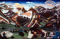 Norbu’s neo-thangkas