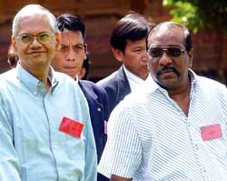 Prabakaran and Prachanda