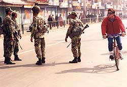 Gloom and doom in Thamel