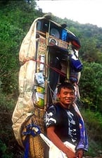 Carrying Nepal on their backs