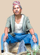 Chaturman, the grass man
