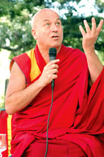 Matthieu Ricard on the plateau