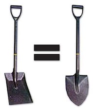 Calling a spade a shovel