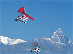 Ultras over Pokhara