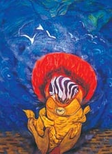 Expression of a grieving mind