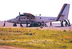Royal Nepal Airlines battles battered image