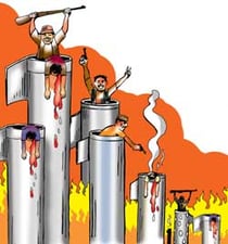 Turning civilians into combatants